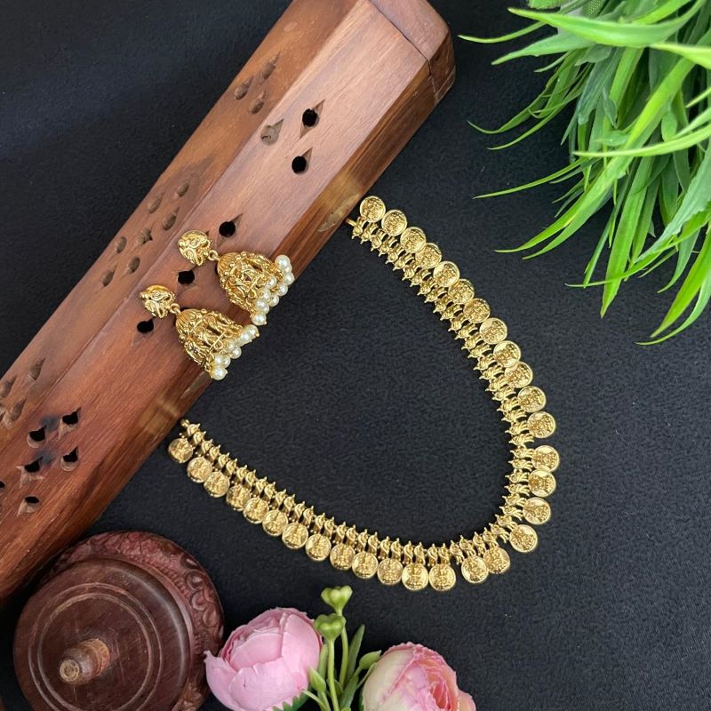 MATT FINISHING COIN NECKLACE WITH BANGLES COMBOO